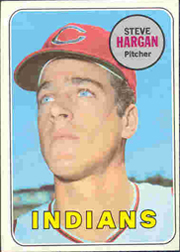1969 Topps Baseball Cards      348     Steve Hargan